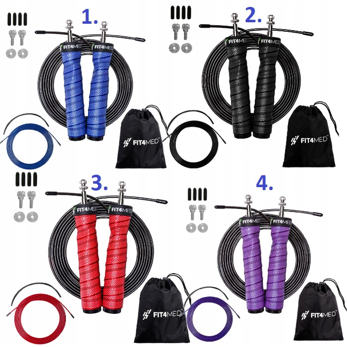 Стрибалка з пластику Fit4Med, 300 см, синя