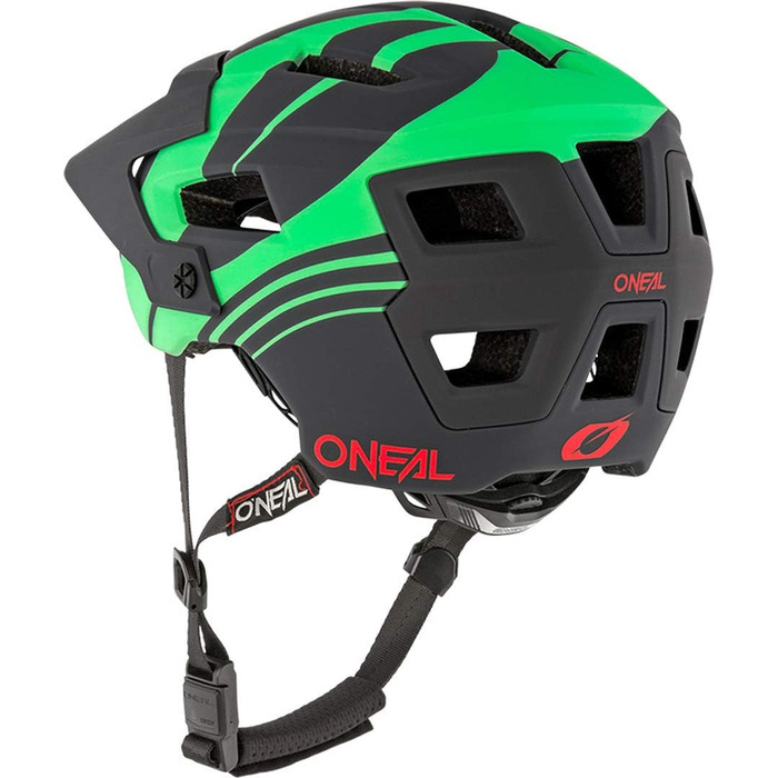 Шолом велосипедний O'NEAL Defender Nova All Mountain MTB, чорний/бірюзовий, розмір L/XL (58-61 см), 2020