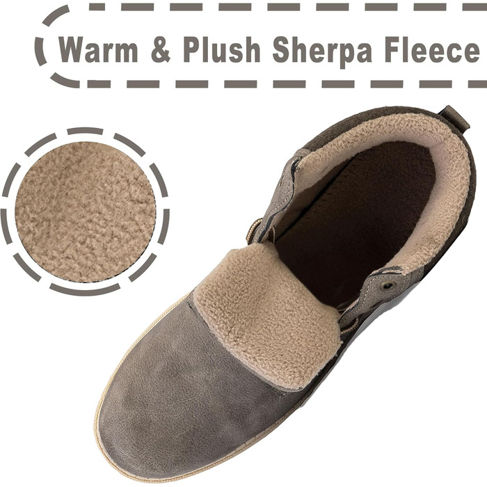 Чоловічі зимові черевики CC-Los з підкладкою, теплі, легкі, не слизькі, снігові черевики, розмір 40-48 EU, 46 EU, широкі, сірі 32