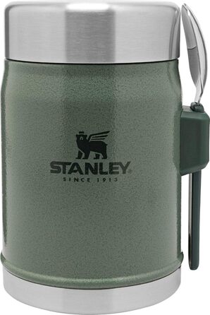 Термос Stanley Classic Legendary 1 л – зберігає тепло/холод 24 години та термоконтейнер для їжі з ложкою 400 мл