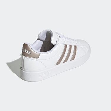 Кросівки Adidas Grand Court 2.0 жіночі, білі з бежевим, 39 1/3 EU