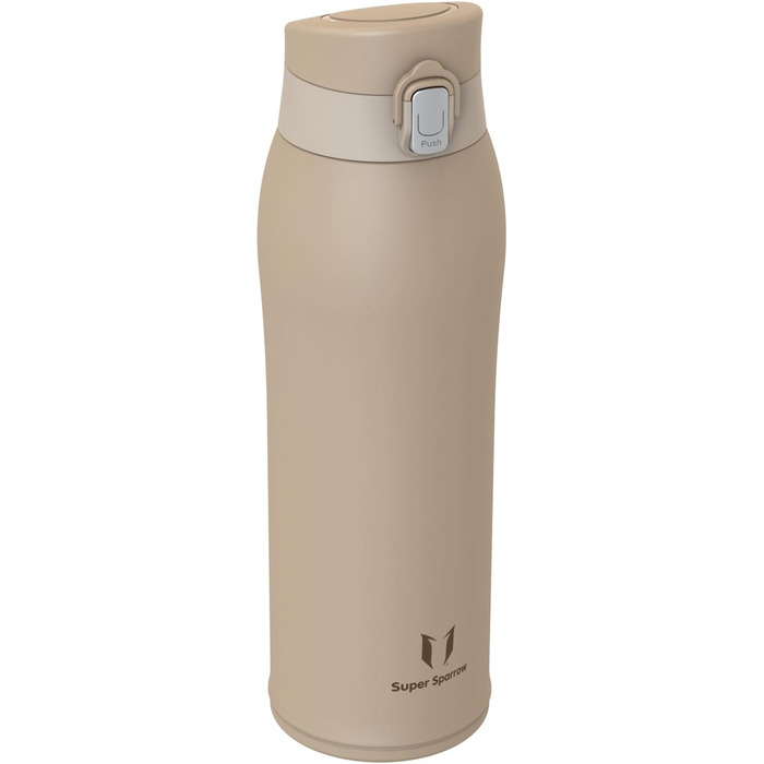 Пляшка для води Super Sparrow з нержавіючої сталі, 350/500/750 мл, BPA-Free, герметична, для спорту, школи, офісу, дому, прогулянок