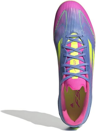 Бутси для футболу Adidas F50 League Unisex Multi Ground (47 EU, Синьо-жовто-рожеві)