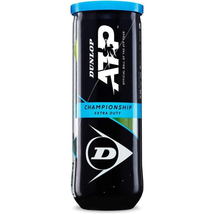 Тенісні м'ячі Dunlop ATP Championship 6x3 (US), банка