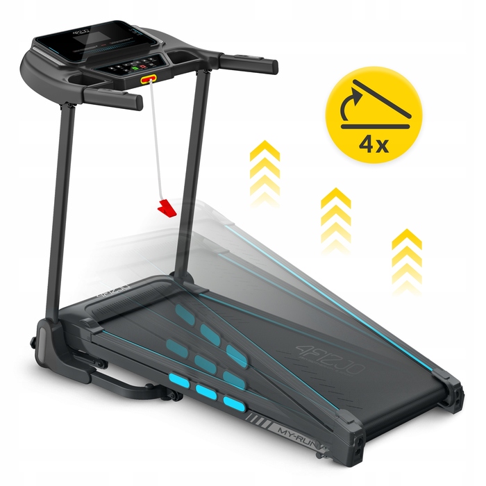 Електрична бігова доріжка 4FIZJO MY-RUN до 90 кг