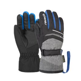 Дитячі гірськолижні рукавички Reusch Gore-TEX, водонепроникні та дихаючі, чорний/синій, розмір 6.5
