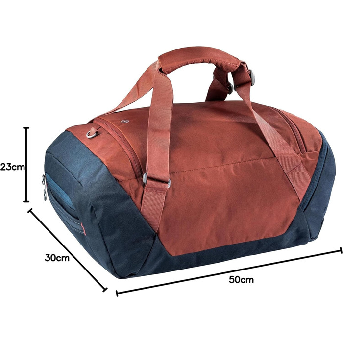 Спортивна сумка Deuter AViANT Duffel 35 л для подорожей, червоно-синя