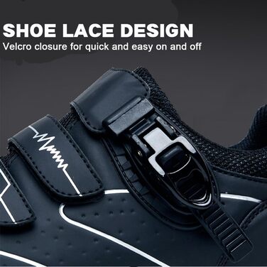 Велосипедні черевики для чоловіків та жінок MTB, шосейні, SPD, кросівки, дихаючі, outdoor, indoor з пряжкою, сірі, 45 EU