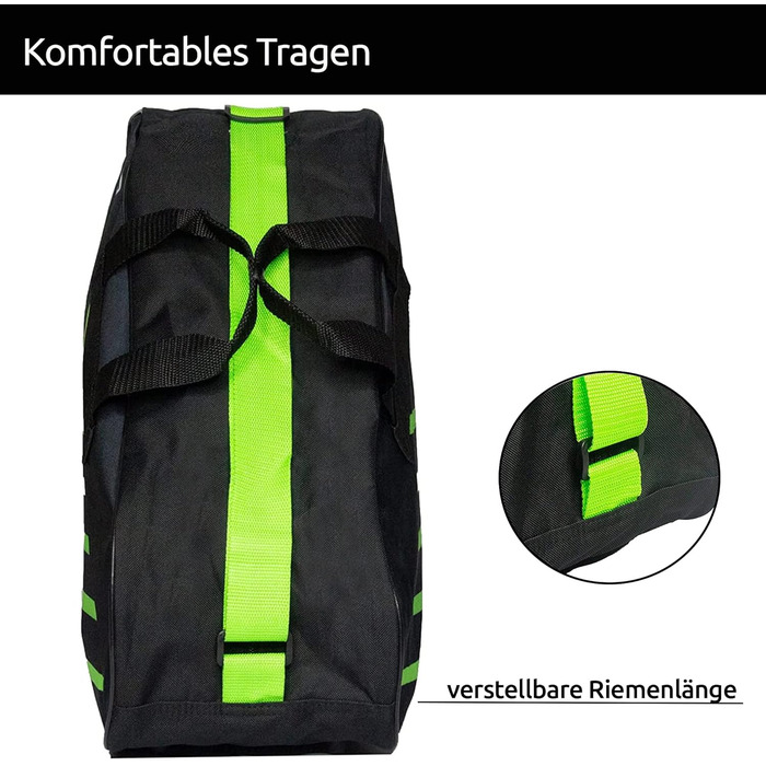 Сумка для ковзанів Sherwood Greenline: для ковзанів, роликів та хокею