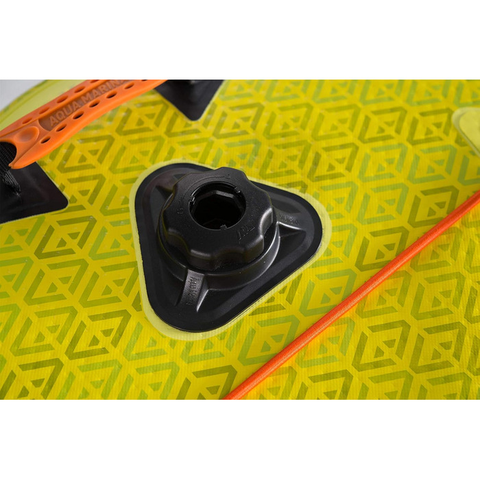 Надувний SUP Aqua Marina Sport Rapid 9.6 – дошка для сплаву річками та по течії, жовта, 289.6 x 84 x 15 см