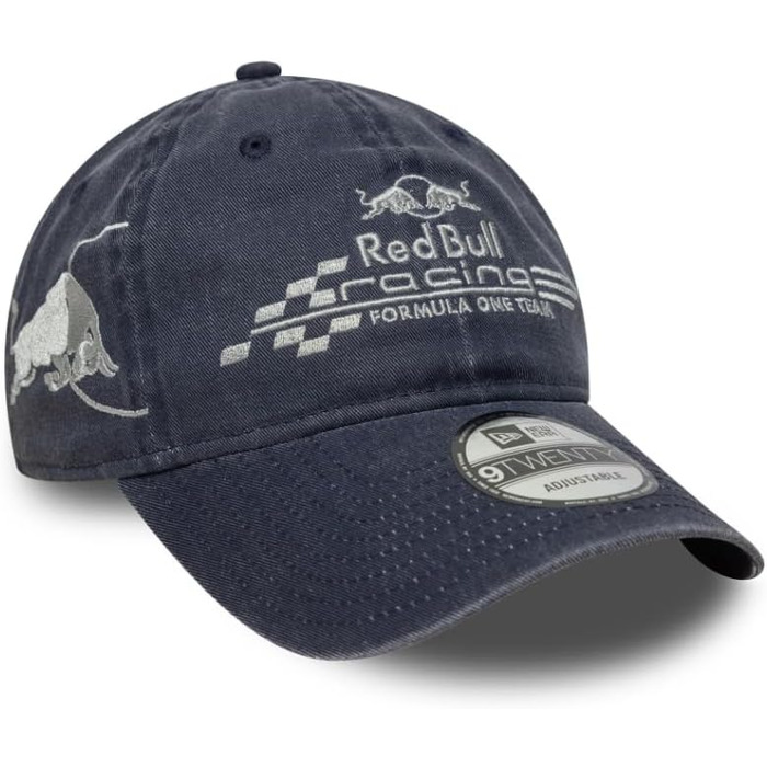 Кепка New Era Red Bull Racing F1 Team 2025 з логотипом, класичний стиль, регульована