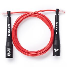 Спортивний скакалка Elite Jumps Boxer 3.0 для дорослих — швидкісна PVC скакалка для боксу, кросфіту та кардіо тренувань, регульована довжина