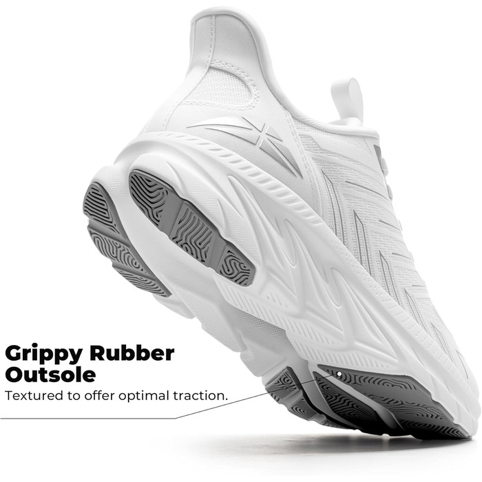 Жіночі спортивні сліпони ALLSWIFIT: зручні, дихаючі, з антиковзкою підошвою, для тенісу, фітнесу та крос-тренінгу, білі, розмір 39 EU