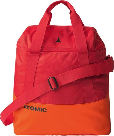 Сумка для лижних черевиків Atomic, 40 л, поліестер, прозора/червона, 41x37x24,5 см