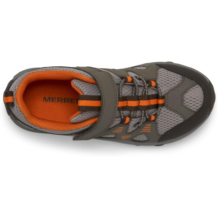 Дитячі трекінгові черевики Merrell Trail Chaser 2, унісекс, широка колодка (1.5 Wide Big Kid, Pistolenrauch Gunsmoke)