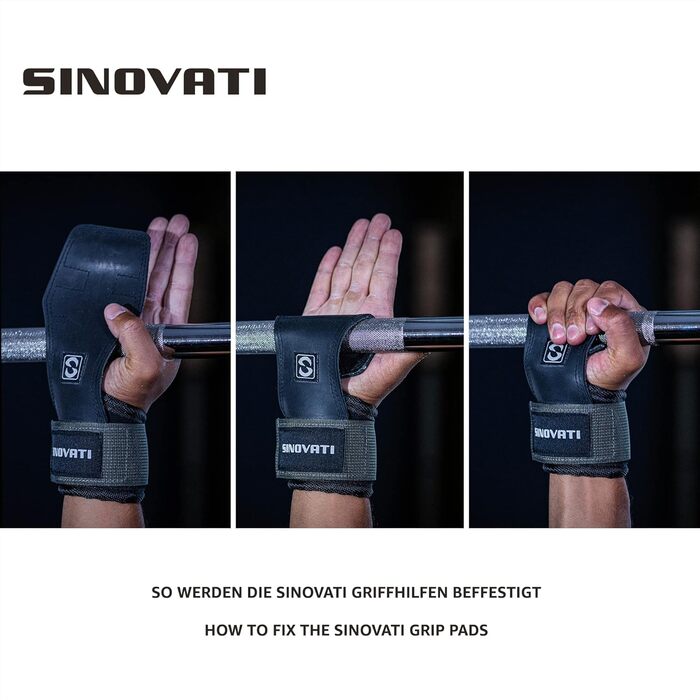 Стрічки для підтягування SINOVATI для силових тренувань: фітнес, кросфіт, бодібілдинг. З підкладкою для зап'ястя 7 мм, червоні