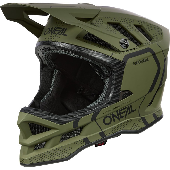 Шолом O'NEAL Blade Polyacrylite Hel Strike чорний/червоний, оливковий/чорний, розмір M
