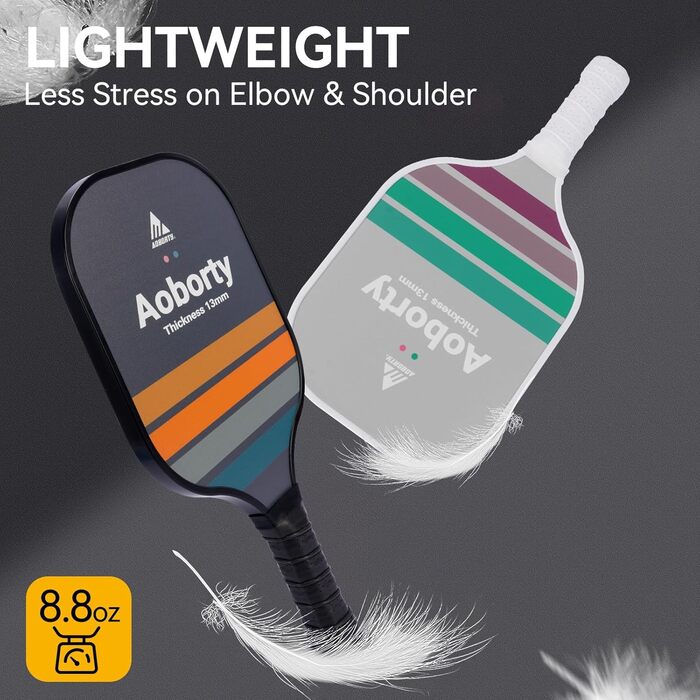 Набір для піклболу з 4 ракет, м'ячами та сумкою. Легкі ракетки з графіту, USAPA, преміум-якість, фацерова поверхня, полімерний серцевина. Чорно-сірий дизайн.