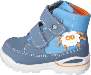 Зимові черевики RICOSTA JAN для хлопчиків, дитячі черевики для перших кроків, ширина: середня, змінна устілка, Sympatex, світловідбивачі (22 EU, Pavone Adriatic 140)