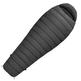 Спальний мішок Mumienschlafsack Norskskin Ultralight 205 Grau - екстремальний (-6°C), з'єднується, з кишенею для подушки, лівий блискавка