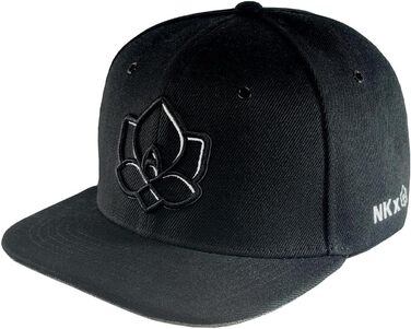 Кепка-снапбек Nebelkind Steini Der Keller унісекс, регульований розмір, чорно-сіра, стиль streetwear