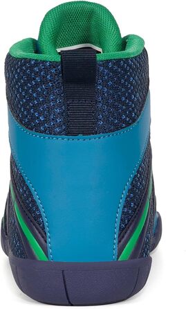 Чоловічі борцівки, боксівські туфлі, фітнес-кросівки з підошвою, що не залишає слідів, 47 EU, широкі, синьо-зелені