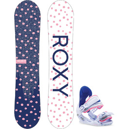 Дитяча сноуборд-комплект Roxy Poppy Freeride 118 см, універсальний колір