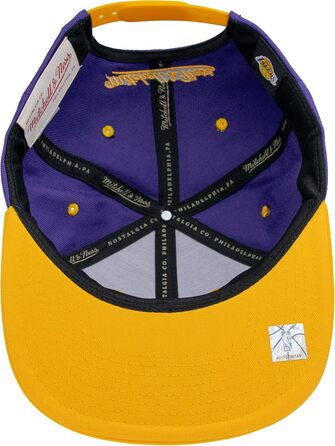 Кепка Mitchell & Ness NBA Lakers Snapback, Lila/Gelb (Універсальний розмір)