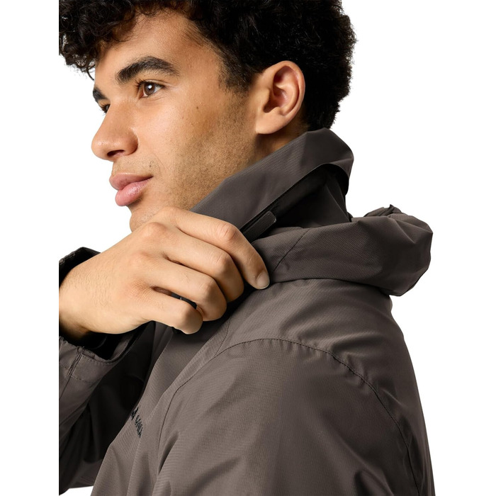 Чоловіча водонепроникна куртка VAUDE Escape light Jacket — вітрівка з мембраною, дихаюча, колір deer brown, розмір 4XL