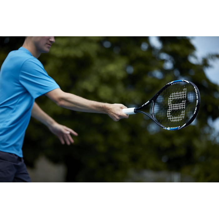 Тенісна ракетка Wilson Tour Slam Lite для чоловіків та жінок, All Court, для аматорів, синя/чорна, розмір 3