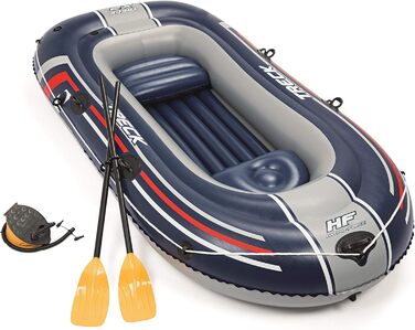 Надувний човен Bestway Hydro-Force Treck X2 для 2 осіб, 255x127x36 см, комплект весла та насос