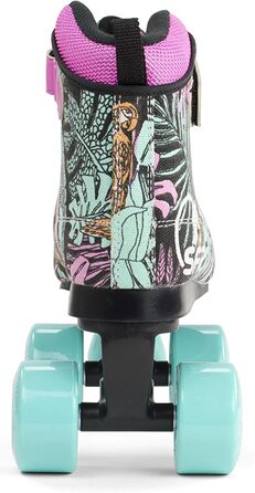 Дитячі ролики SFR Kinder Vision Canvas Rollschuhe 35.5 EU Рожеві (Квітковий принт)