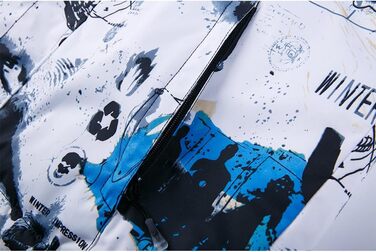 Чоловічий комплект гірськолижний: куртка та штани HOTIAN. Водонепроникний, вітронепроникний комплект для сноубордингу та катання на лижах. Колір: синій+синій