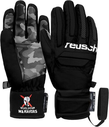 Дитячі лижні рукавички Reusch Warrior R-Tex XT – водонепроникні, вітрозахисні, дихаючі, теплі зимові спортивні рукавички для катання на лижах та сноуборді