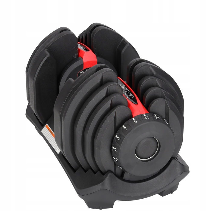 Регульовані чавунні гантелі 4FIZJO 1 x 40 кг