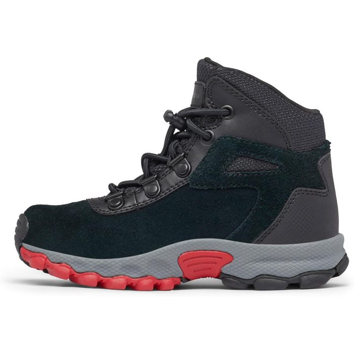 Трекінгові черевики Columbia Newton Ridge Amped Mid Rise для дітей (30 EU, Black Mountain Red)