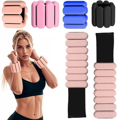 Набір манжетів для ніг та зап'ястків Carneous: для фітнесу, йоги, пілатесу та кардіотренувань