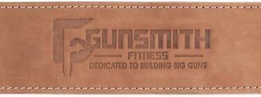 Пояс для важкої атлетики Gunsmith Fitness Shibusa, натуральна шкіра, ручна робота, підтримка спини, для чоловіків і жінок, для бодібілдингу, присідань та пауерліфтингу