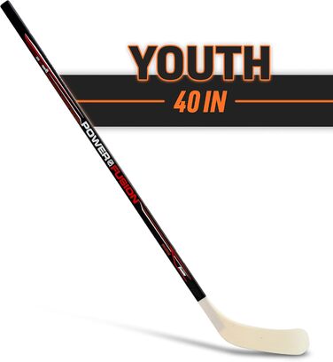 Дитяча вулична хокейна ключка Franklin Sports NHL Power Fusion 40 дюймів для правої руки