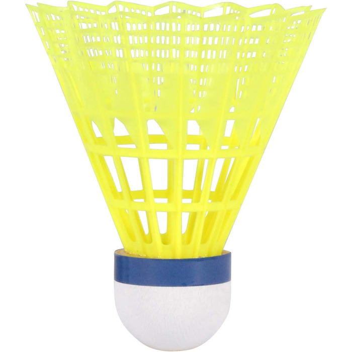 Набір шатлів для бадмінтона Victor Nylon (1000 шт.) у коробці (6 шт.) / (3 шт.) - блакитно-білий (середній) / зелено-жовтий (повільний)