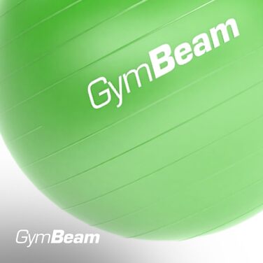 Гімнастичний м'яч GymBeam 85 см із насосом, зелений – для стабільності, зміцнення м'язів та профілактики болю у спині