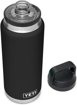 Термобутилка YETI Rambler з кришкою Chug, чорна, 1065 мл