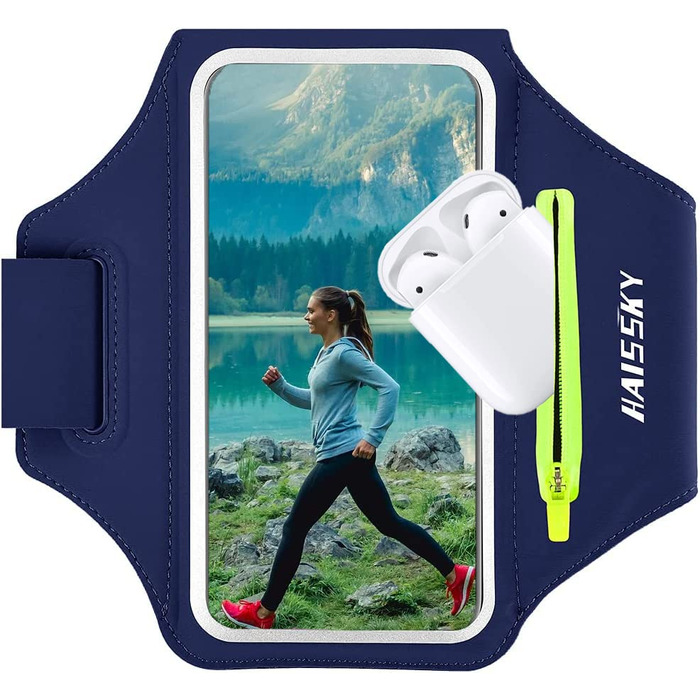 Спортивний браслет для телефону Guzack: універсальний, для бігу, до 6.9' (iPhone, Samsung, Huawei, Xiaomi)