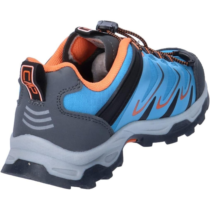 Дитячі водонепроникні черевики CMP Byne Low WP для прогулянок, антрацит, кислотно-зелений (30 EU, синій Reef)