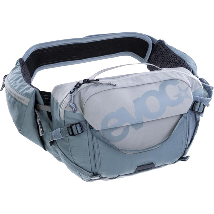 Поясна сумка EVOC HIP PACK PRO 3л з питною системою 1,5л, система вентиляції, регульований пояс, колір Stone-Steel