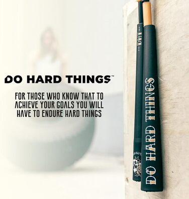 Стрибкова скакалка EliteSRS 'Do Hard Things' з кульками для фітнесу - міцна, неплутається, регульована - для загальної фізичної підготовки - з ударостійкими кульками - для занять в приміщенні та на вулиці