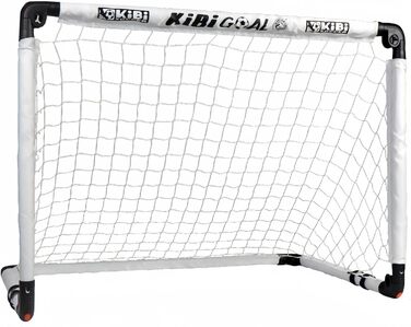Дитячі ворота для футболу KiBiGOAL, розкладні, 90x60 см, для гри в приміщенні та на вулиці, від 3 до 7 років