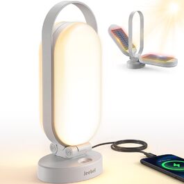 Ліхтар кемпінговий Jeebel Solar LED з Power Bank 5000mAh, 4 режими, диммер, IP55, для походу, намету, аварійного освітлення (білий)