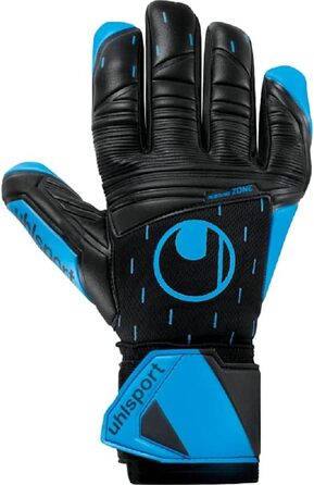 Воротарські рукавички Uhlsport Classic Soft HN Comp для дорослих та дітей, розмір 8.5, чорні/блакитні/білі