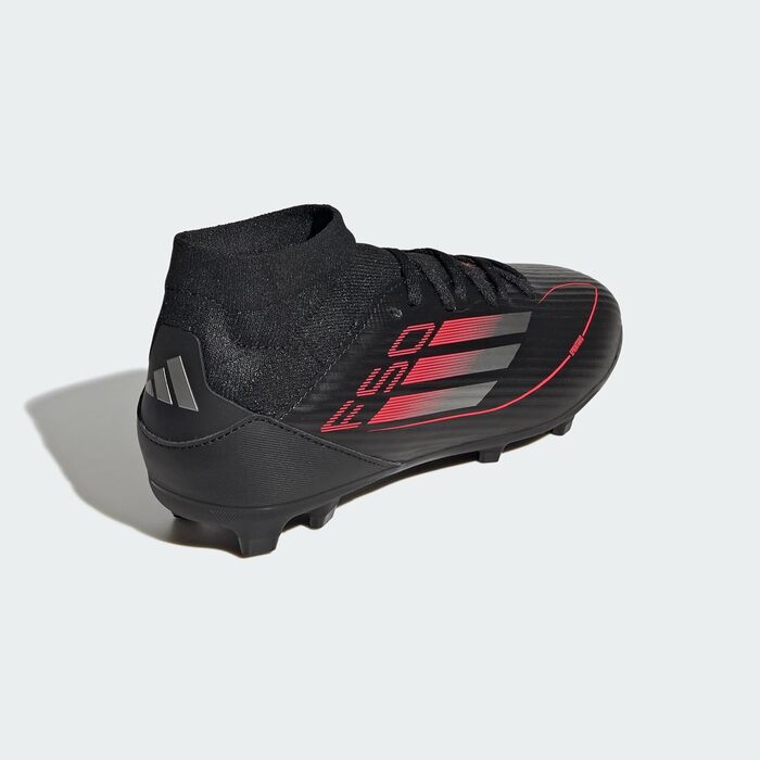 Дитячі футбольні бутси adidas F50 League Mid FG/MG, 36 2/3 EU, чорний/металік/червоний